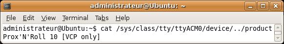result of cat /sys/class/tty/ttyACM0/device/../product