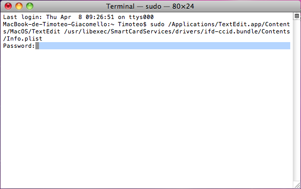 Invoking TextEdit in Mac's Terminal
