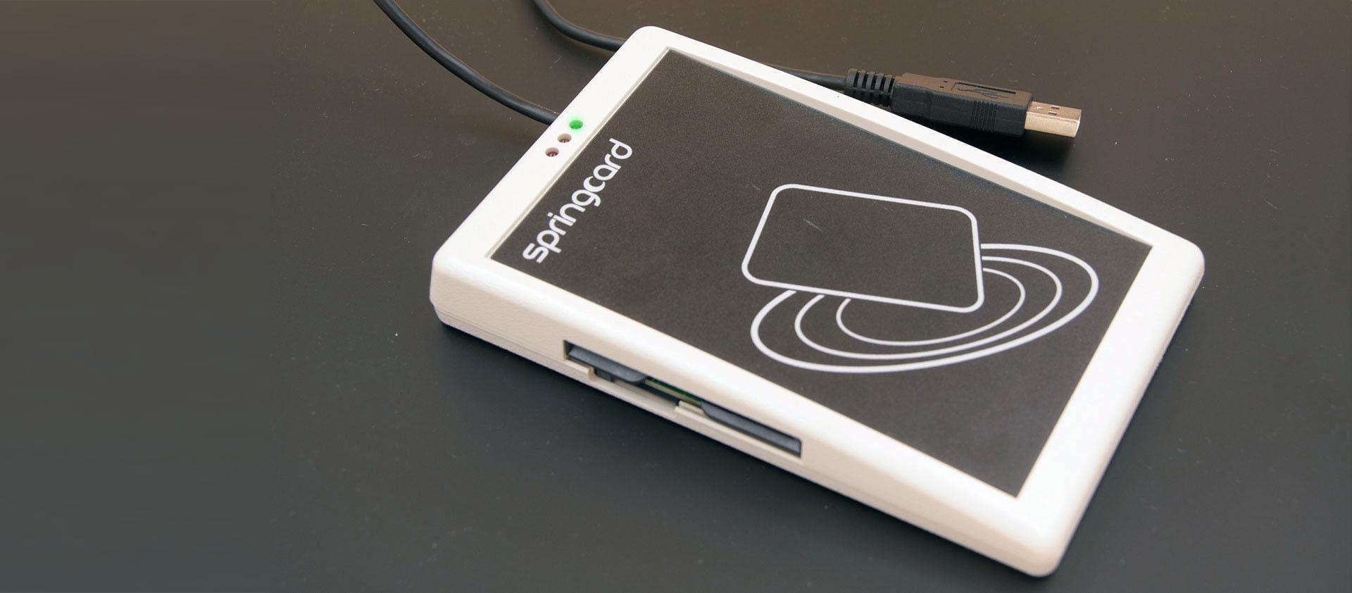 Multi Interfaces Usb Pc Sc Contactless Reader Coupling Device Springcard