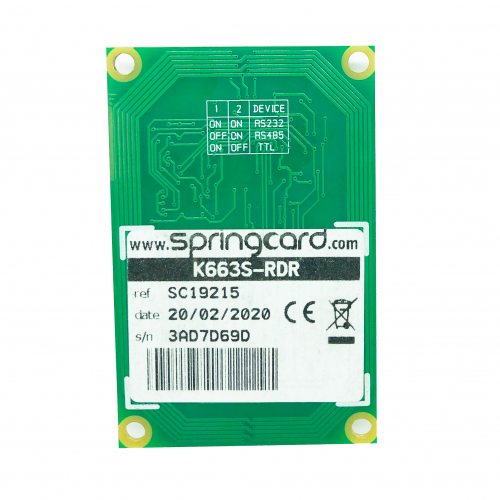 K663/RDR-xxx Reader (TTL, RS  232 or RS 485) (OEM)